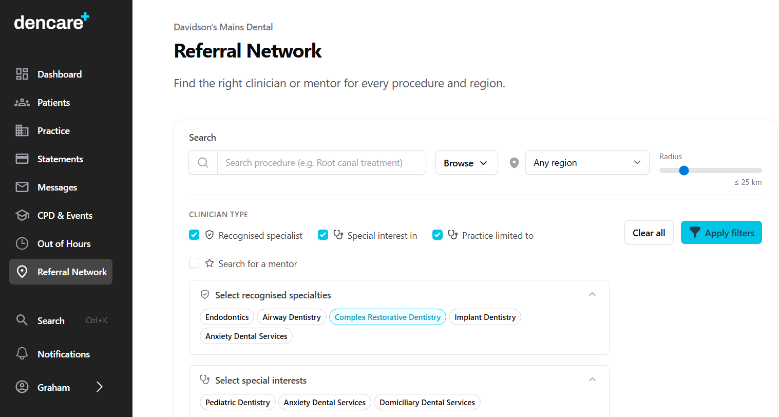 Referral network